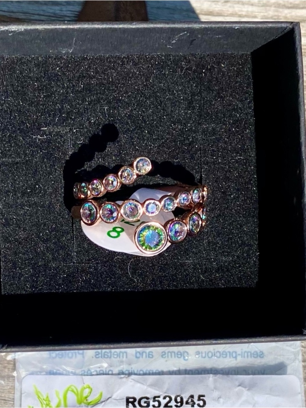 Bomb Party 2026 June Birthday Size 8 Ring